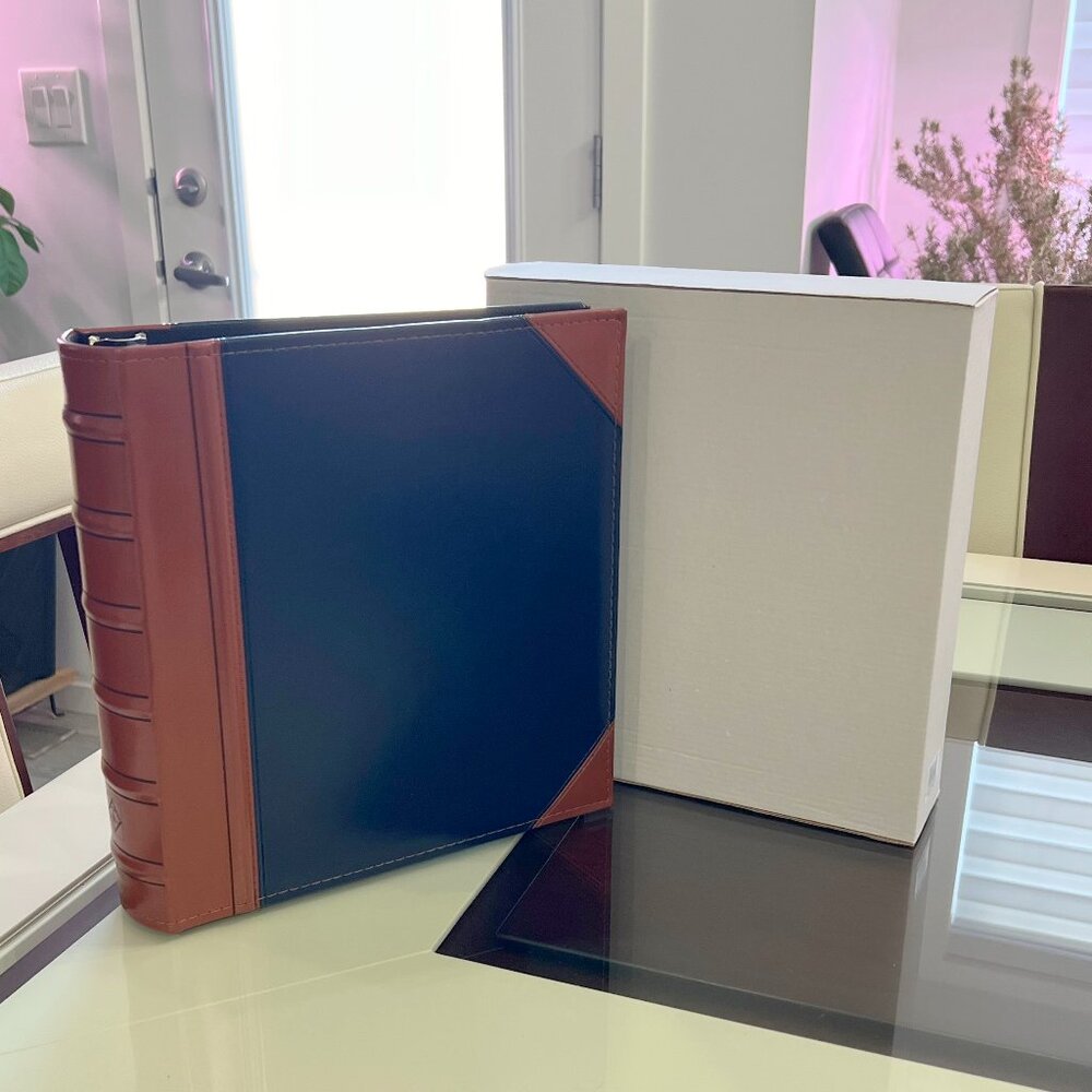 Lighthouse 3-Ring Coin Binder with 20 Steel Eyelet 2x2 display Pages!